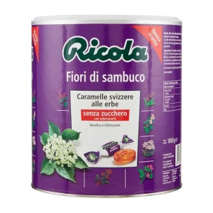 Ricola Fiori di Sambuco Senza Zucchero Confezione da 1Kg
