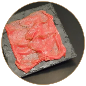 Carpaccio “salado” di bovino adulto