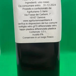 Aceto di vino rosso 8% di acidità 0,5l