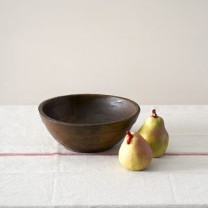 Ciotola ossolana vintage in legno