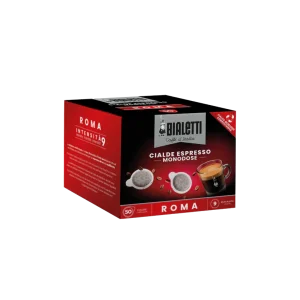 CAFFE’ Bialetti Caffè in cialde E.S.E MISCELA roma 50 PZ