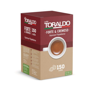 150 cialde Toraldo – Miscela Forte e Cremoso MAXI filtro carta ese 44mm