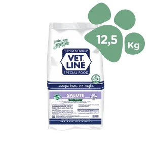 Crocchette per Cani Obesi, Anziani o con Intolleranze Alimentari Vet Line Taglia Piccola Gusto Cervo 12,5kg