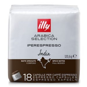 18 capsule caffe Illy Sistema Iper espresso Monoarabica India in offerta