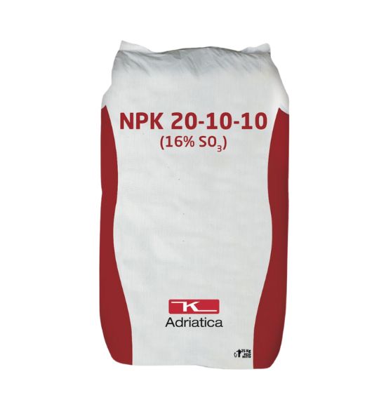 Concime minerale K-Fert 20-10-10 + 16% SO3 – K-Adriatica