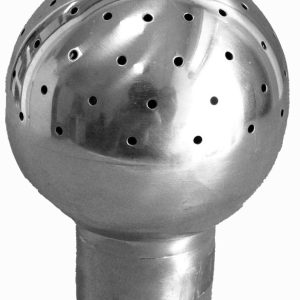 Sfera lavaggio inox fori superiori 1/2″