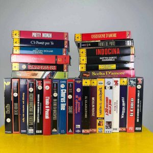 lotto di film vhs vintage, 30 pezzi