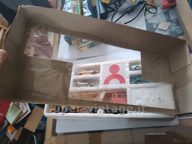 POLITOYS POLISTIL – LANCIA – ESAGAMMA PORTAUTO – CAR TRANSPORTER – WITH 4 CARS - immagine 3
