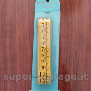 Lisette metro per Sarti con stecca Vintage nuovo cartoncino Standa